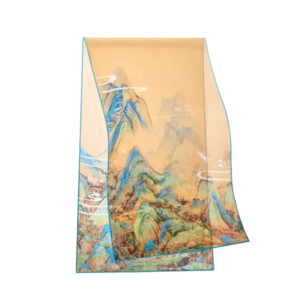 Pure Silk Gift Box · Qianli Jiangshan Cultural Design | Practical Birthday & Mother's Day Gift for Mother