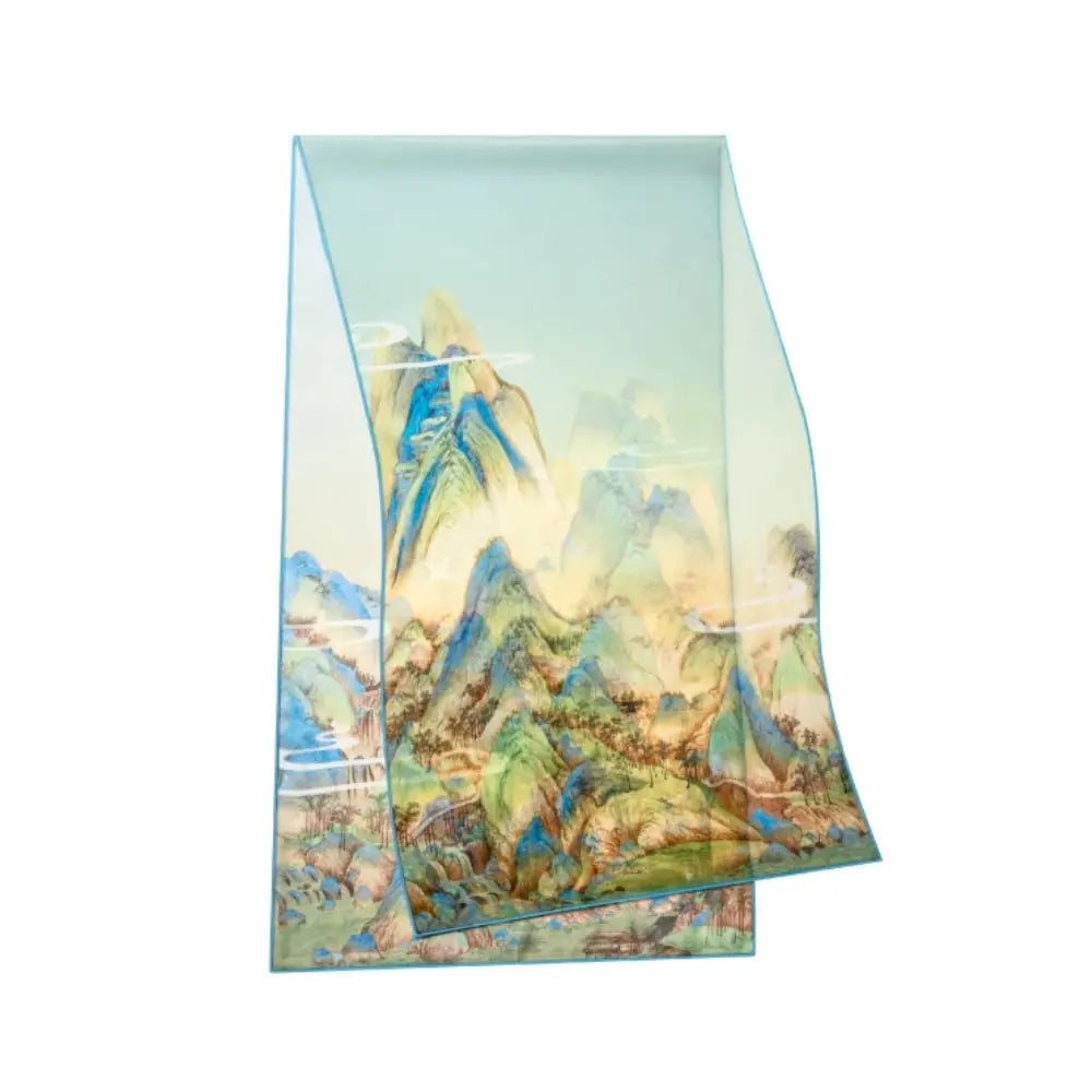 Pure Silk Gift Box · Qianli Jiangshan Cultural Design | Practical Birthday & Mother's Day Gift for Mother