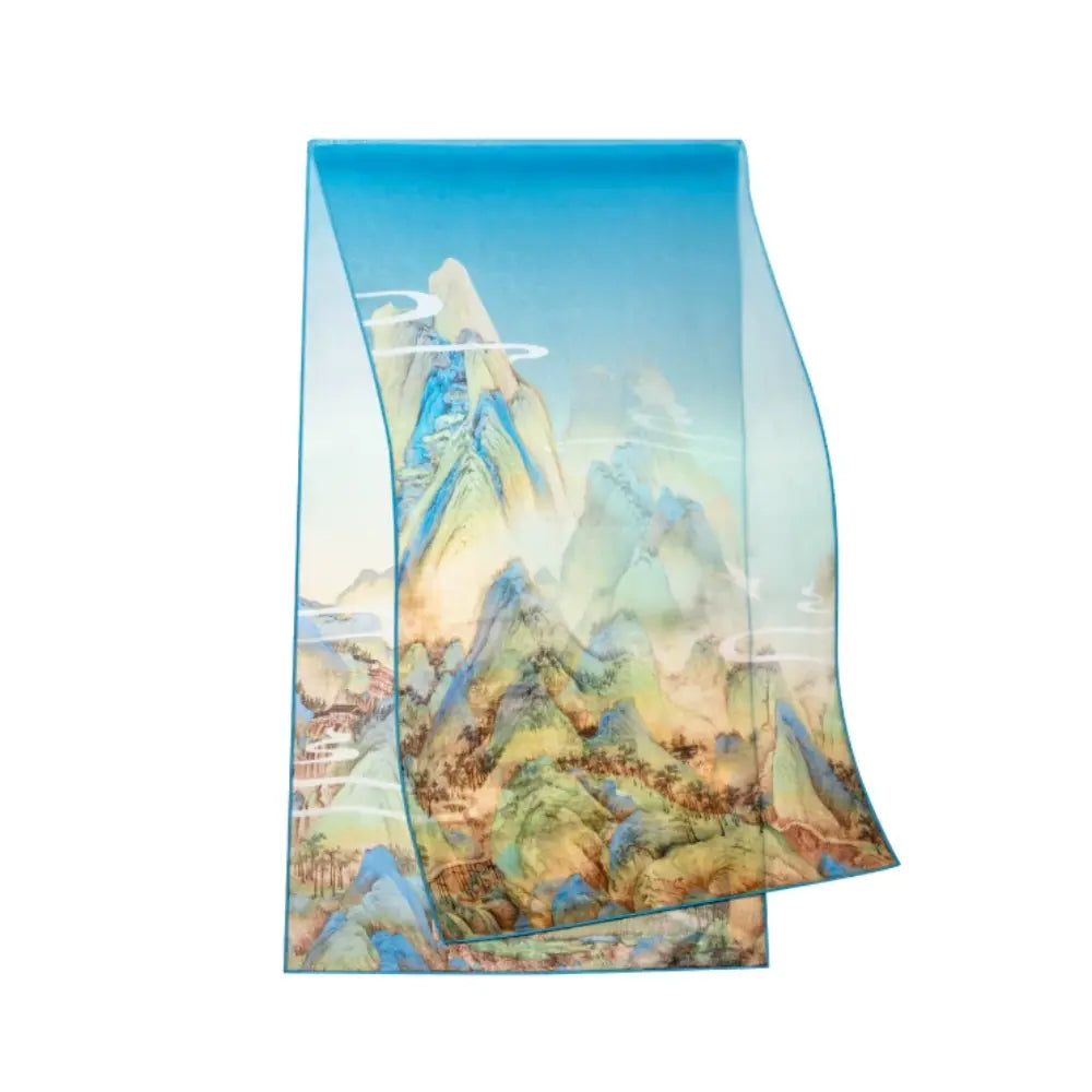 Pure Silk Gift Box · Qianli Jiangshan Cultural Design | Practical Birthday & Mother's Day Gift for Mother