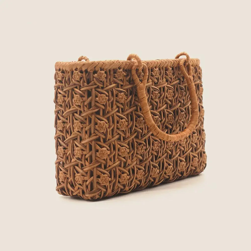 2026 New Chinese Style Rose Grapevine Woven Bag | Intangible Cultural Heritage Handcrafted Crossbody Handbag