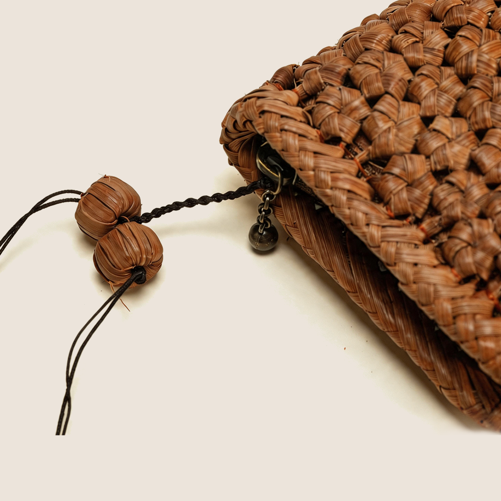 Zanefolia Handwoven Natural Vine Wallet