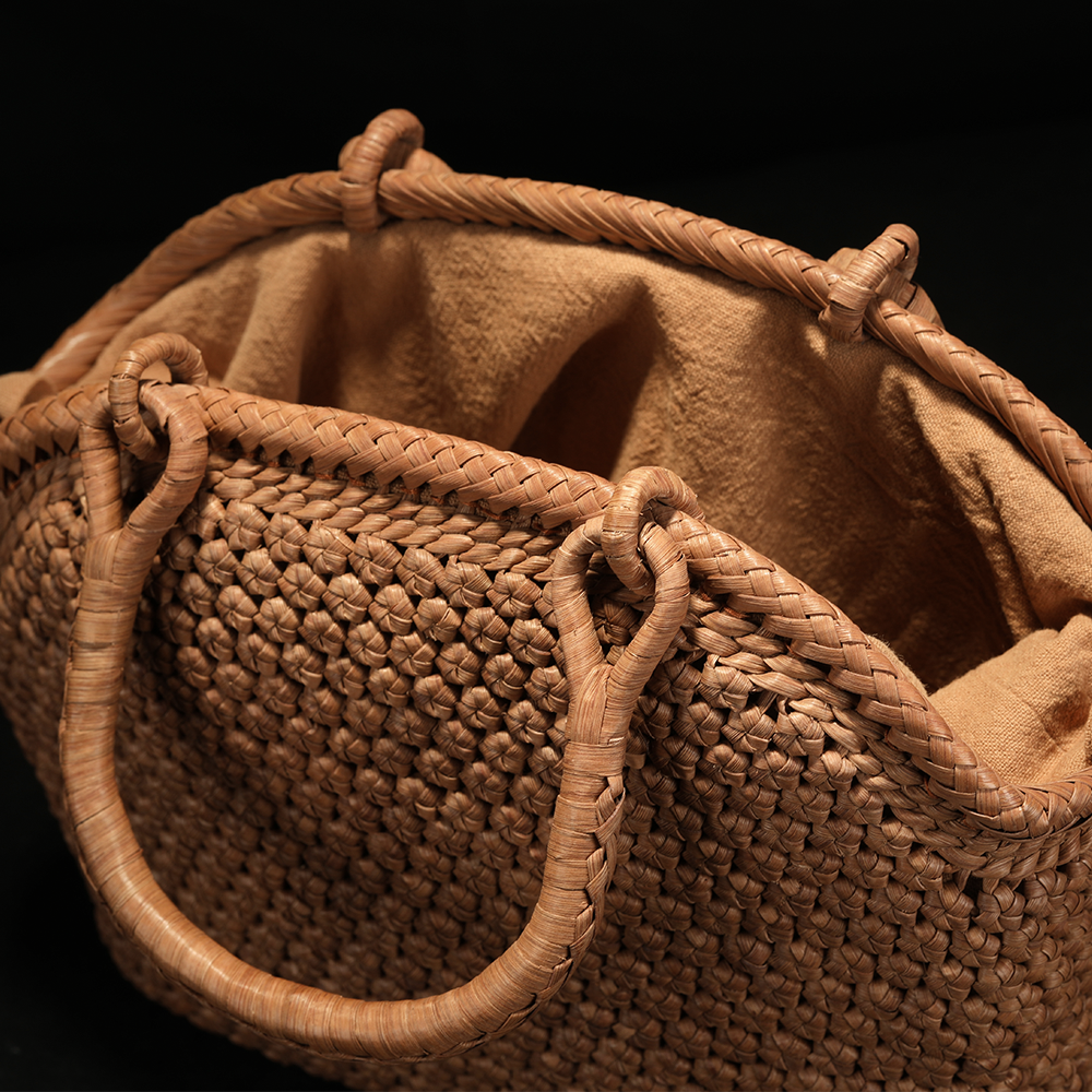 Zanefolia Handwoven Vine Crossbody Bag